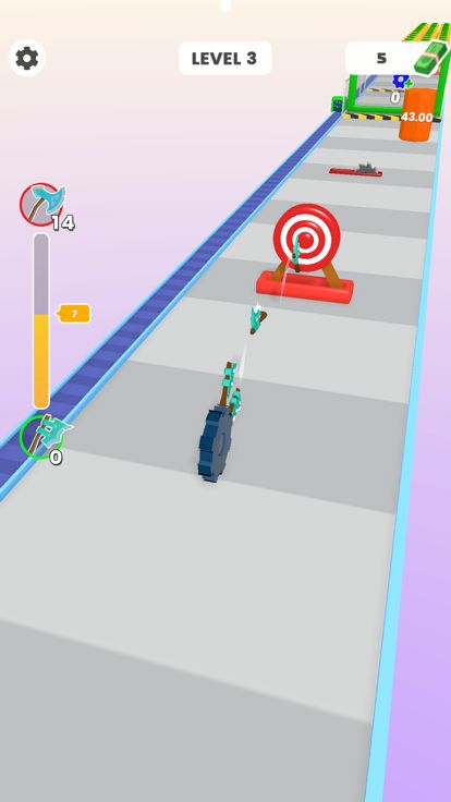 Axe Thrower 3D!游戏截图