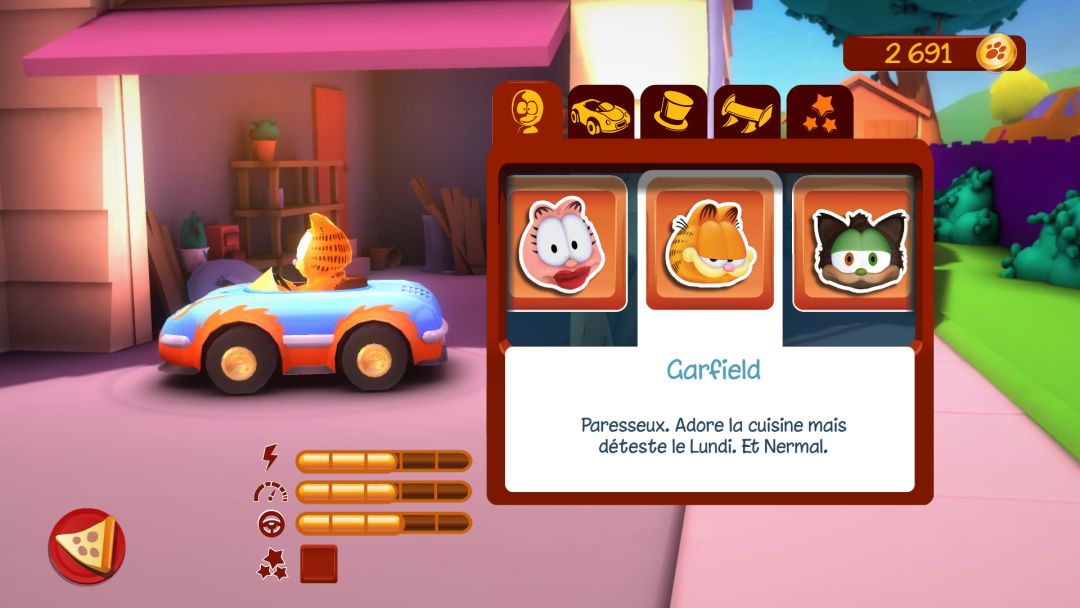 Garfield Kart游戏截图
