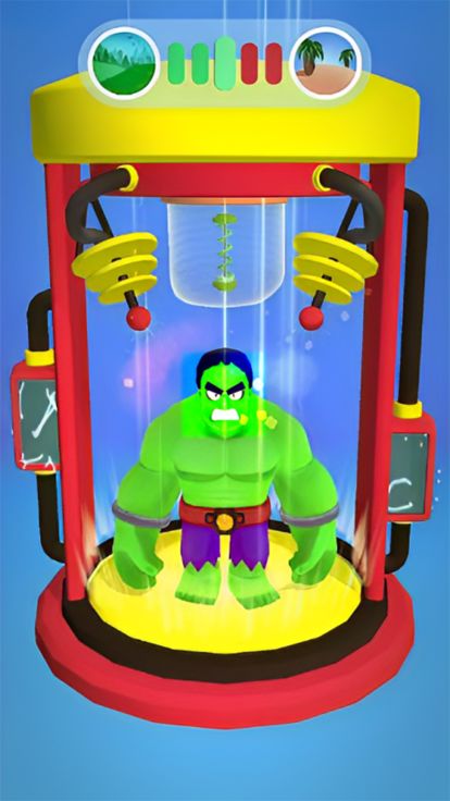 Idle Macho Superhero Clash War游戏截图