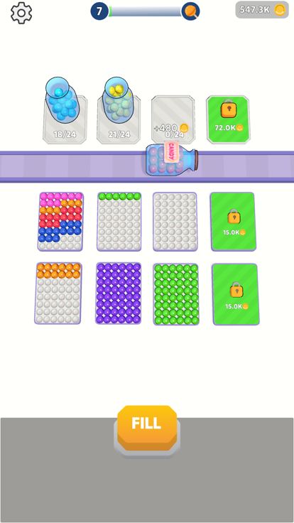 Color Candy Sort游戏截图