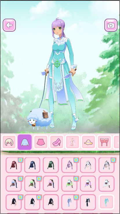 Anime Dress Up Games For Girls游戏截图