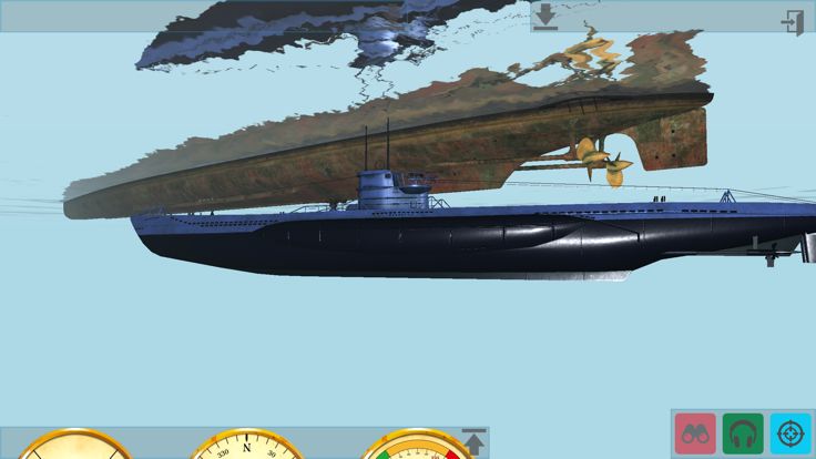 潜水艦3Dシミュレーター游戏截图