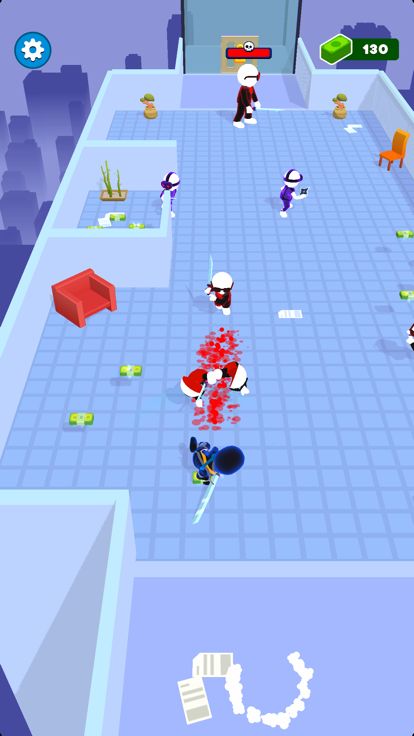 Ninja Fight: Dash and Cut游戏截图