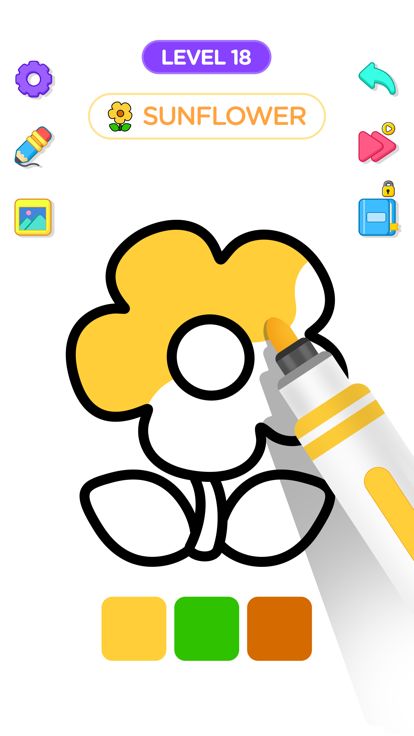 Coloring Book ASMR Drawing游戏截图