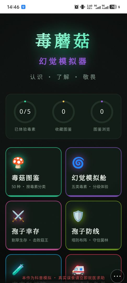 毒蘑菇幻觉模拟器游戏截图