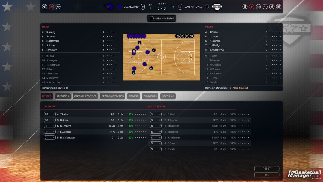 Pro Basketball Manager 2016 - US Edition游戏截图