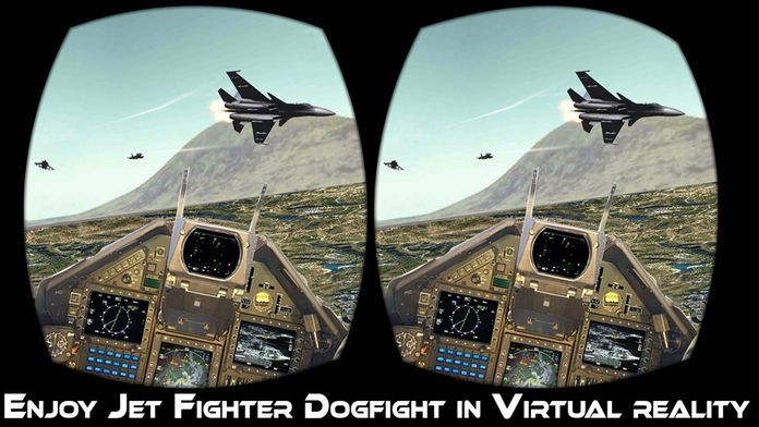 VR飞机飞行模拟器 - 空战游戏 虚拟现实游戏游戏截图