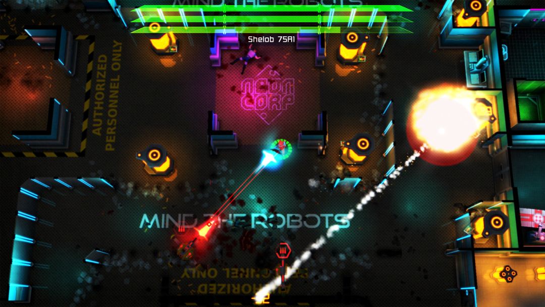 Neon Chrome游戏截图