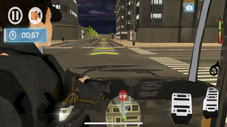 巴士停车模拟器：城市巴士驱动器和公园游戏截图