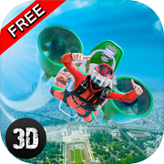 City Sky Diving Air Stunts