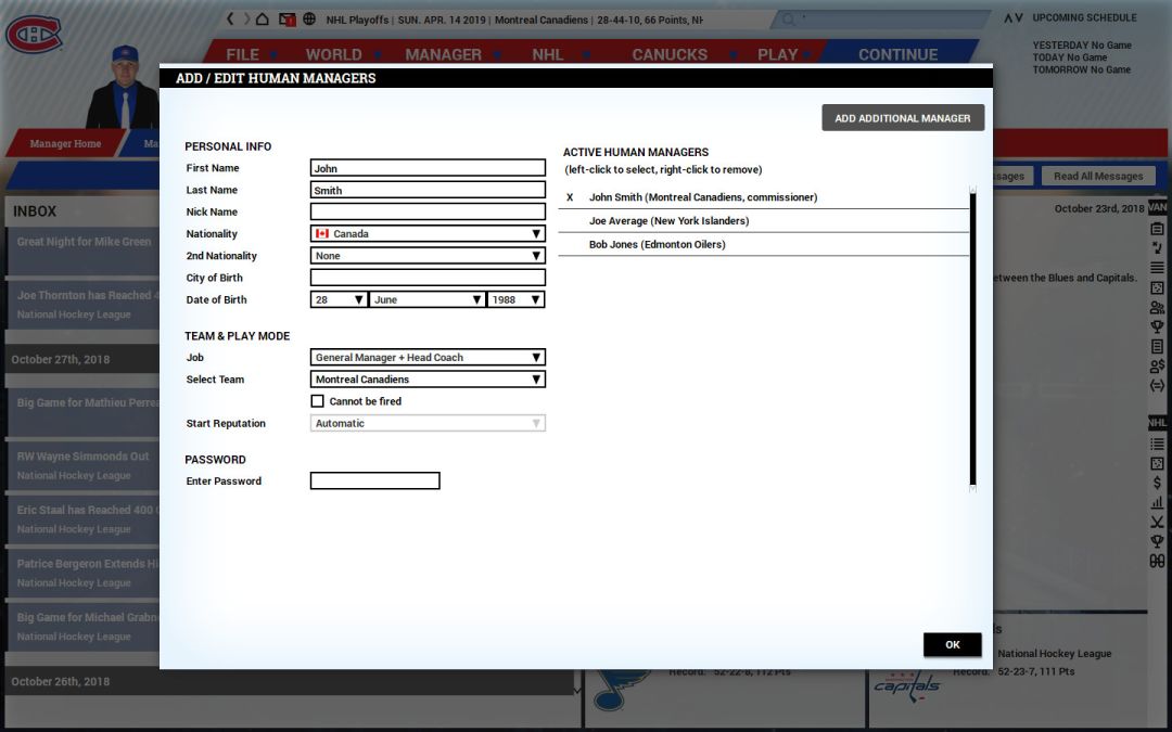 Franchise Hockey Manager 5游戏截图