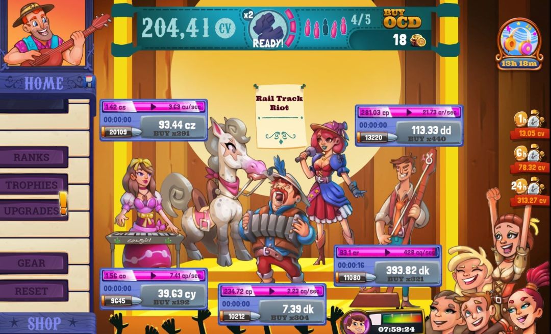 Wild West Saga: Idle Tycoon Clicker游戏截图