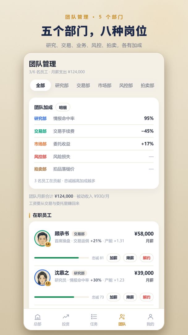 投资集团游戏截图