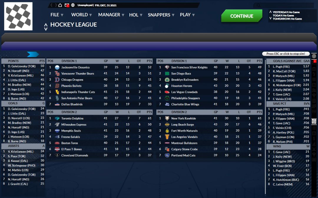 Franchise Hockey Manager 8游戏截图