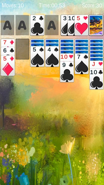纸牌接龙游戏 - klondike游戏截图