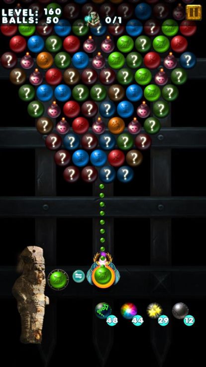 玛雅神庙 开心消除 - 经典泡泡射击单机祖玛休闲小游戏游戏截图