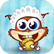 割绳子的松鼠 - 超级卖萌的小松鼠收集坚果icon