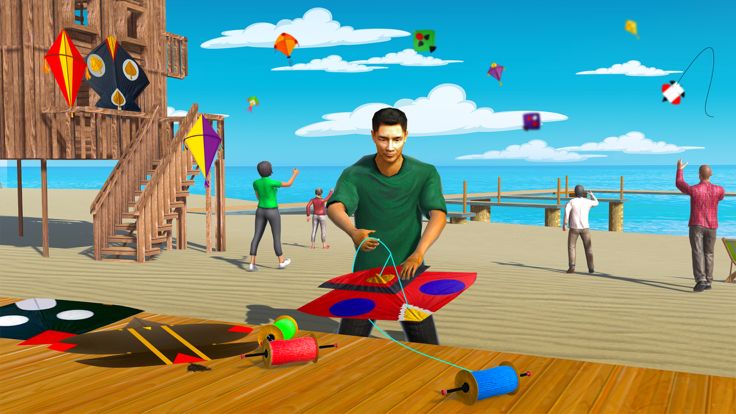 Kite Basant-Kite Flying Game游戏截图