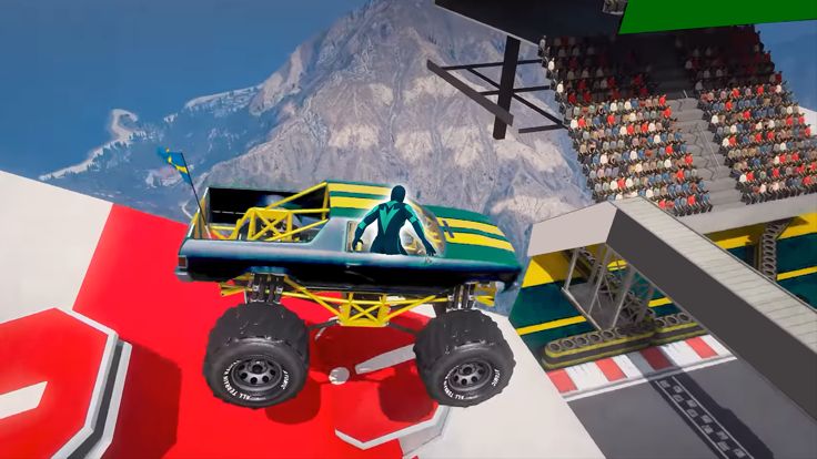 Superhero Mega Car Stunt游戏截图
