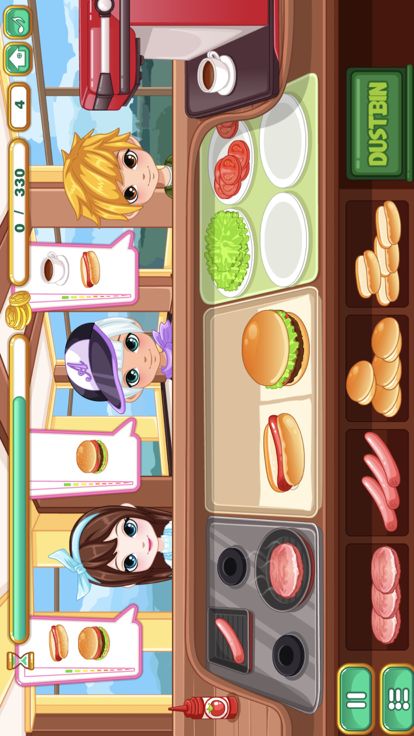 模拟经营汉堡热狗快餐店游戏截图