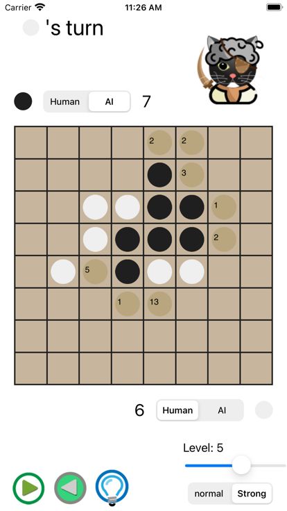 黑白棋貓Othello游戏截图