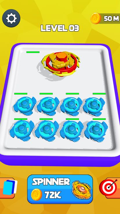 旋转合并战斗游戏截图