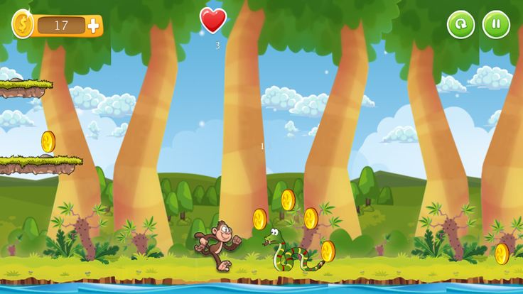 Jungle Monkey - Run Adventure游戏截图