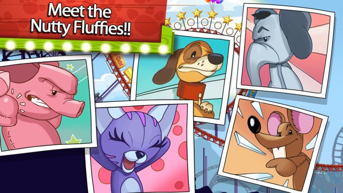 Nutty Fluffies Rollercoaster游戏截图