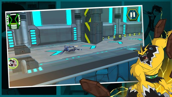 Undertown Chase - Ben 10 Omniverse Running Game游戏截图