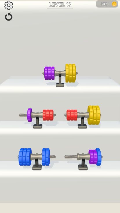 Barbell Sort游戏截图