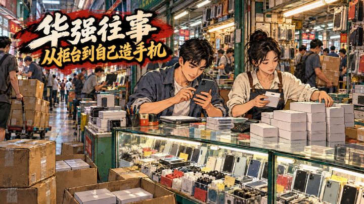 华强往事：从柜台到自己造手机 封面