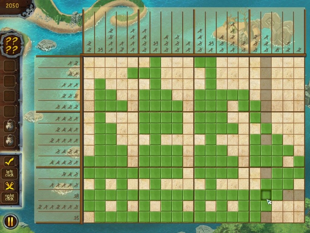 Fill and Cross Pirate Riddles 2游戏截图