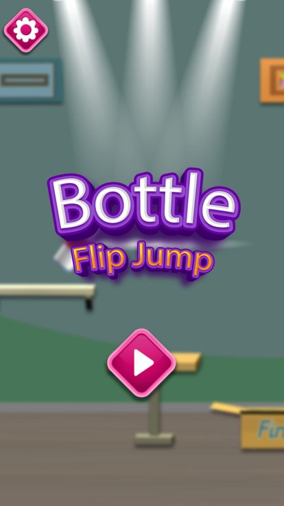Bottle Flip Adventure 2d Games游戏截图
