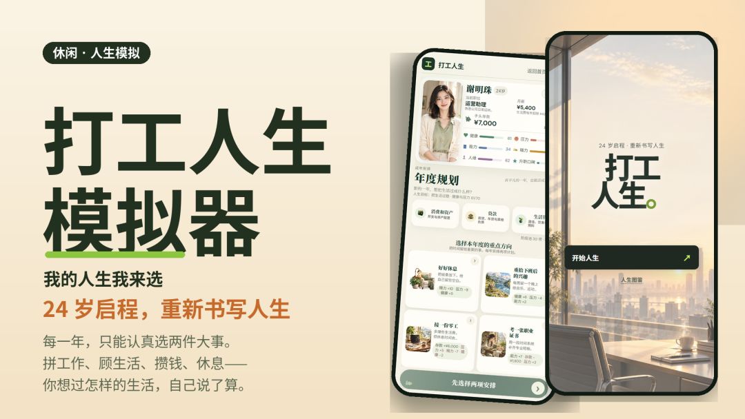 打工人生模拟器:我的人生我来选游戏截图