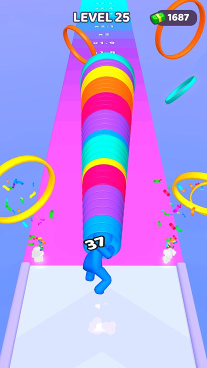千层小子3D:快跑与收集游戏截图