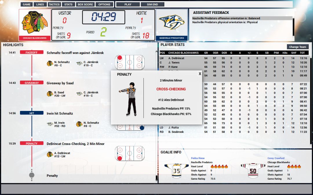 Franchise Hockey Manager 5游戏截图