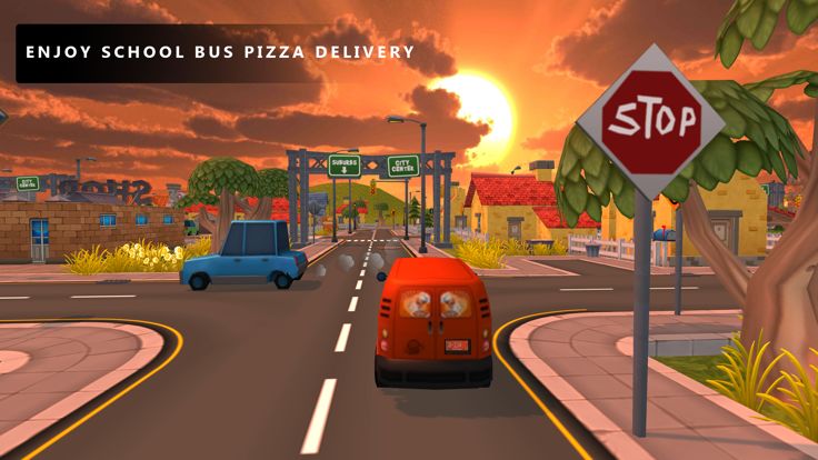 Angry Clown Fun Pizza Delivery游戏截图