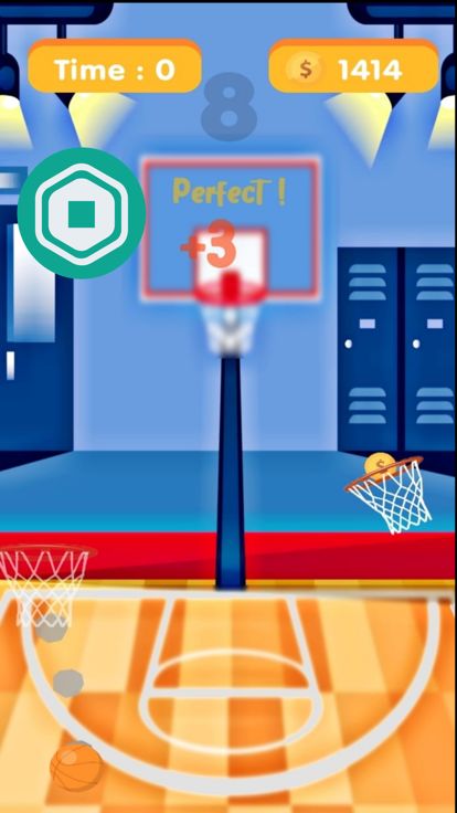 Robux Basketball Hoops游戏截图