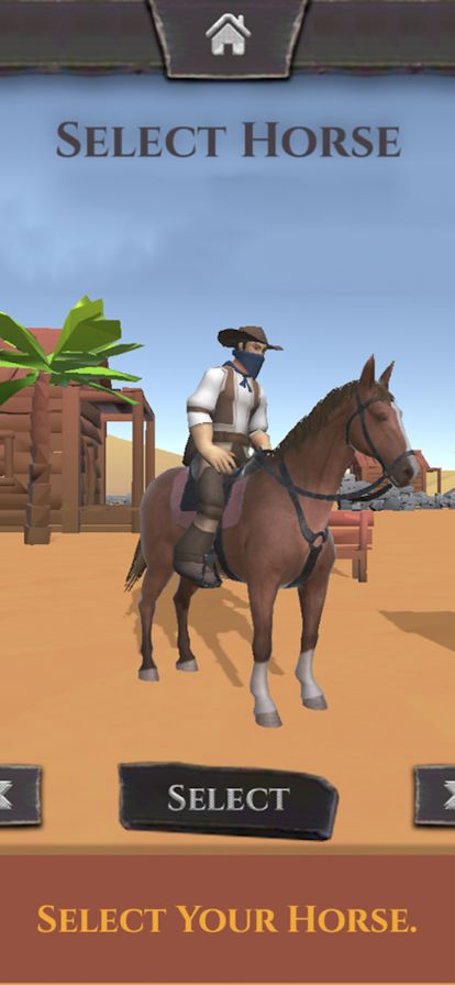 Wild West - Horse Chase Games游戏截图