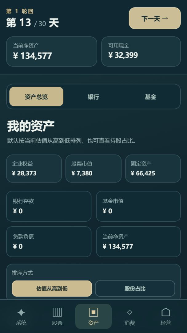 重生:命运股东游戏截图
