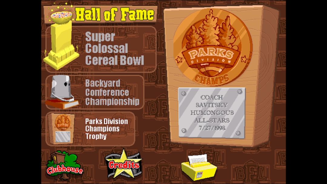 Backyard Football '99游戏截图