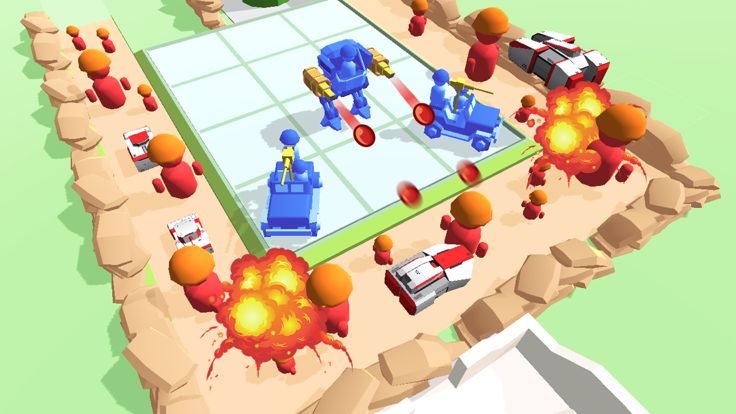Toy army: Merge Defense游戏截图