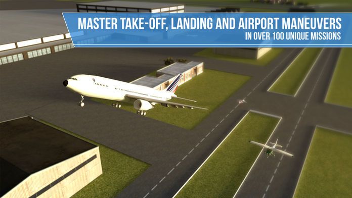 Plane Simulator PRO - landing, parking and take-off maneuvers - real airport SIM游戏截图