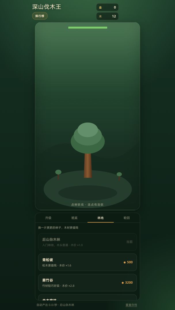 深山伐木王游戏截图