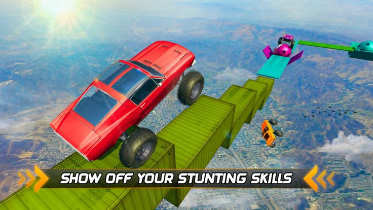 Impossible Ramp Driving Stunts游戏截图