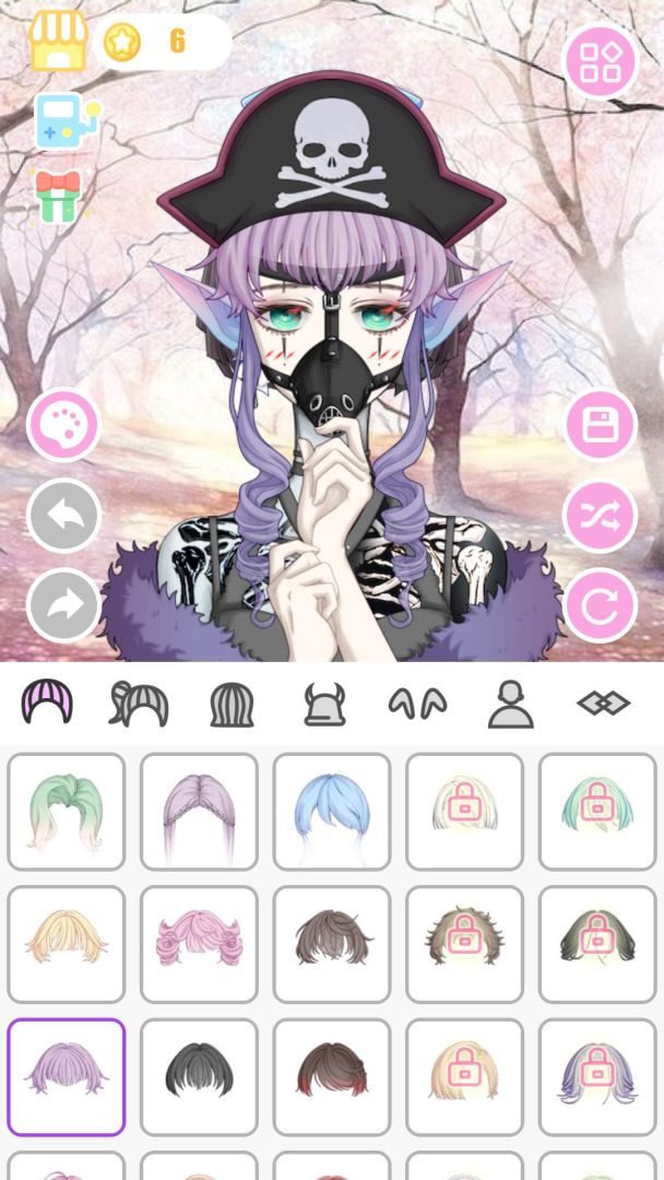 怪物女孩换装平台游戏截图