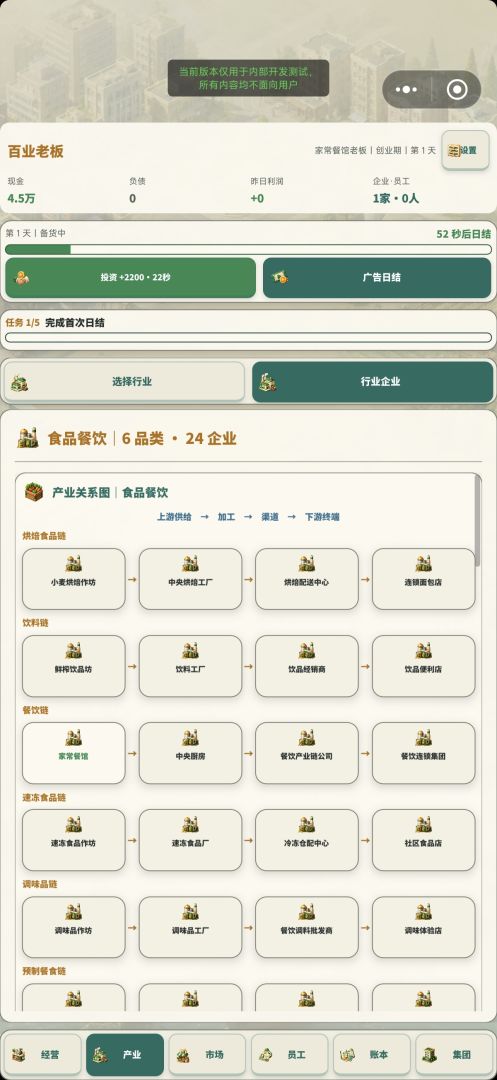 百业老板:产业链游戏截图