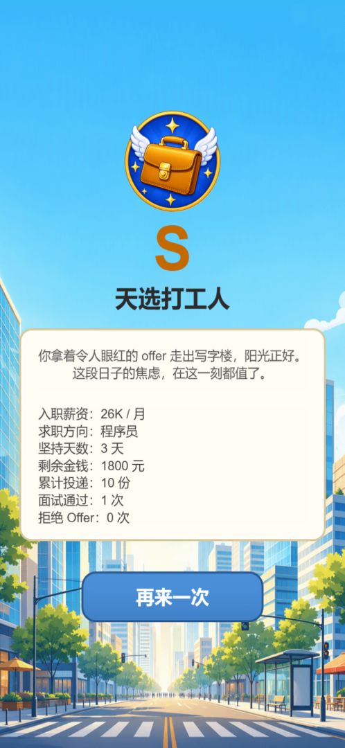找工作模拟器游戏截图