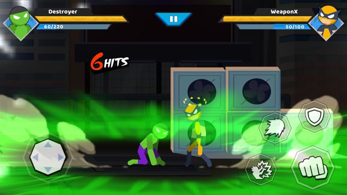 Stick Superhero: Offline Games游戏截图