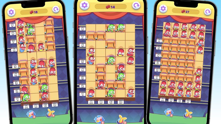 Seat Shuffle: Movie Rush游戏截图